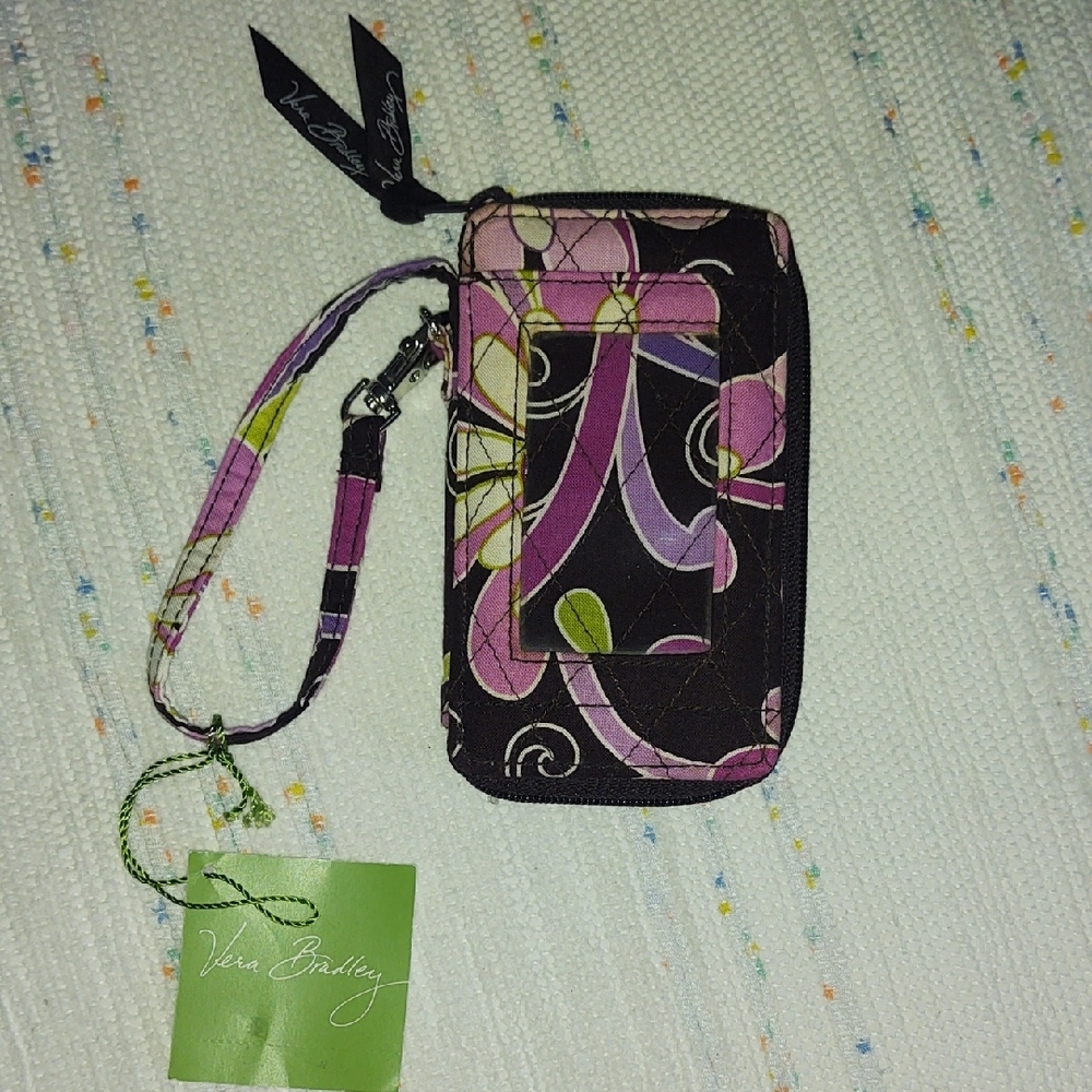 Vera Bradley Black and Pink Floral Phone Case